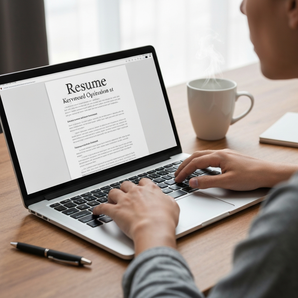 Focusing on the details of an AI-optimized resume to pass digital gatekeepers.