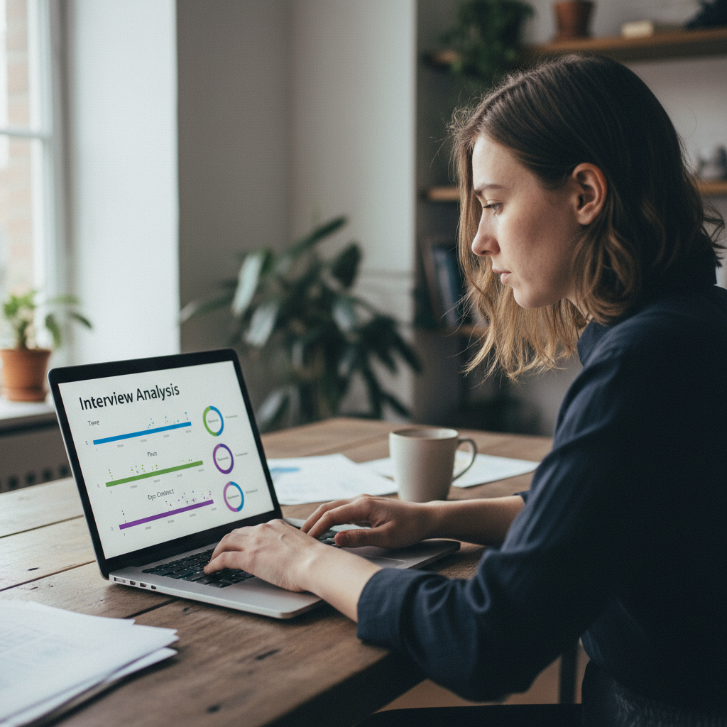 An AI mock interview platform providing real-time metrics on verbal and non-verbal performance.