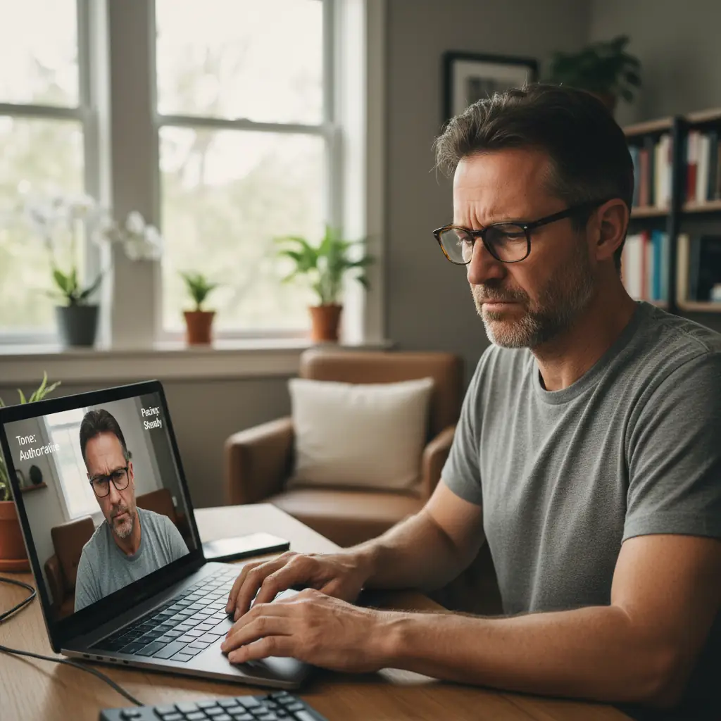 Exibell's AI-powered mock interview interface providing real-time feedback on tone and negotiation pacing.
